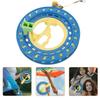 Plastic Wheel for Kite Flying with Practical Winder 1Pcs Sky Blue