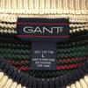 GANT 90s Check Pattern Long sleeve sweater L Knit Old Men's Used