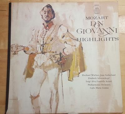 LP Record PHILHARMONIA ORCHESTRA, CARLO MARIA - Mozart, Don Giovanni Highlights 35642 ANGEL 1964 US Classical Used