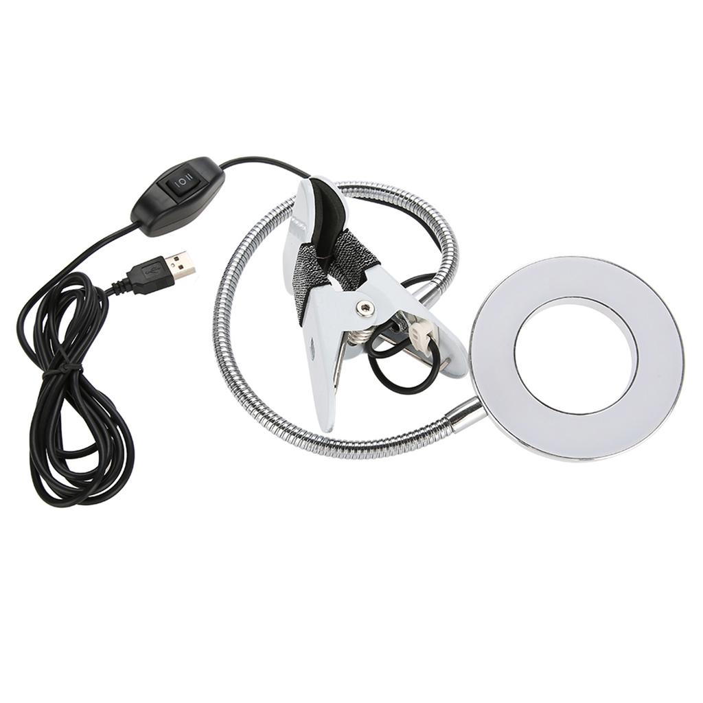 USB Makeup LED Lamp Beauty Table Lamp with Clamp Flexible Gooseneck Makeup Desk Light