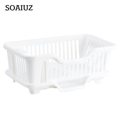 Dish Drying Rack Kitchen Utensils Drainer Rack with Drain Board Countertop Dinnerware Organizer Kitchen Storage Rack Tools