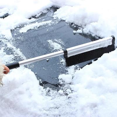Car Snow Brush Extendable Cleaning Removal Shovel Scraper Winter Auto Brushes Windshield Deicer Remover Tools Wash Defroster