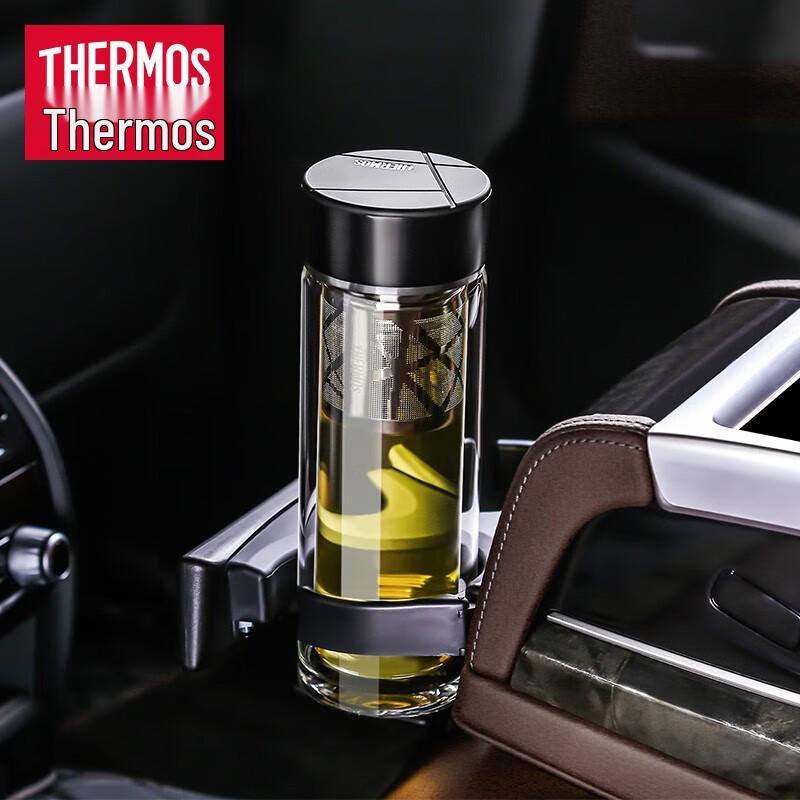 Thermos Double Wall Glass Tea Cup