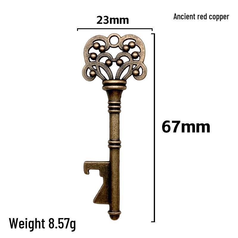 Retro Creative Craft Keychain Bottle Opener – Wedding & Baptism Gift