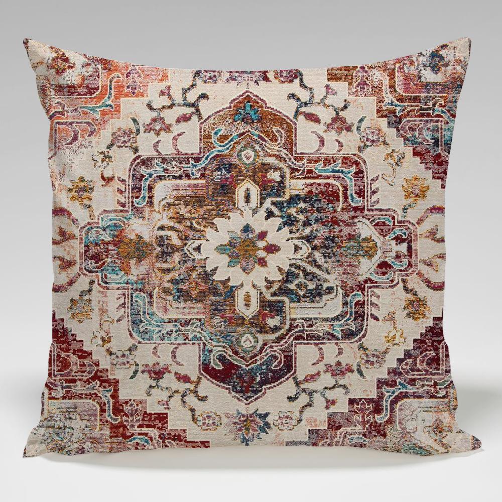 Bohemian Ethnic Style Throw Pillow Cover With Short Plush Print For Living Room Sofa Decoration Cushion Cover Pillow Covers