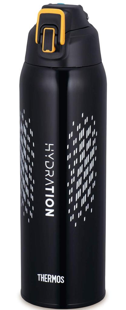 Thermos Water Bottle Vacuum Insulated Sports Bottle Black Orange Cold Storage Only BKOR 1.5L FHT-1501F