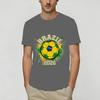 Brazil 2026 Soccer T Shirt Beach Hippie TShirts Couple Cotton Crewneck Oversized Clothes Short Sleeve Y2K Fun Tshirt