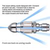 1/4 High-Pressure Unblocking Washer Nozzles For Sewer And Sewage Hose Nozzle Washing Parts 5000Psi