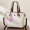 Rhinestone Heart Finger Keychain Bling Crystal Strap Pendant for Key Keychain Handbag Wallet Key Accessories Gift for Women
