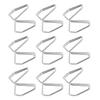 50PCS Table Number Holders Rhinestone Shape Photo Card Picture Display Clips for Wedding Birthday Party