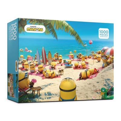 Minions Summer Vacation Jigsaw Puzzle AL3306, 1000 bitar, blandade färger Pussel, barnspel, pedagogiska leksaker