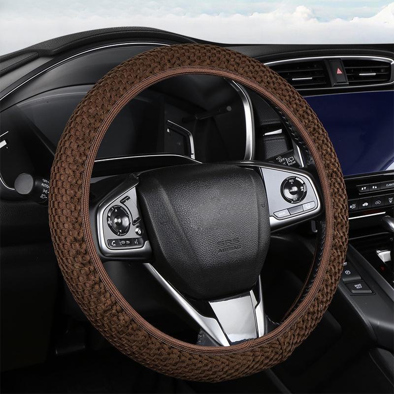 Síťovaný prodyšný elastický potah na volant pro všechna roční období, univerzální střih
