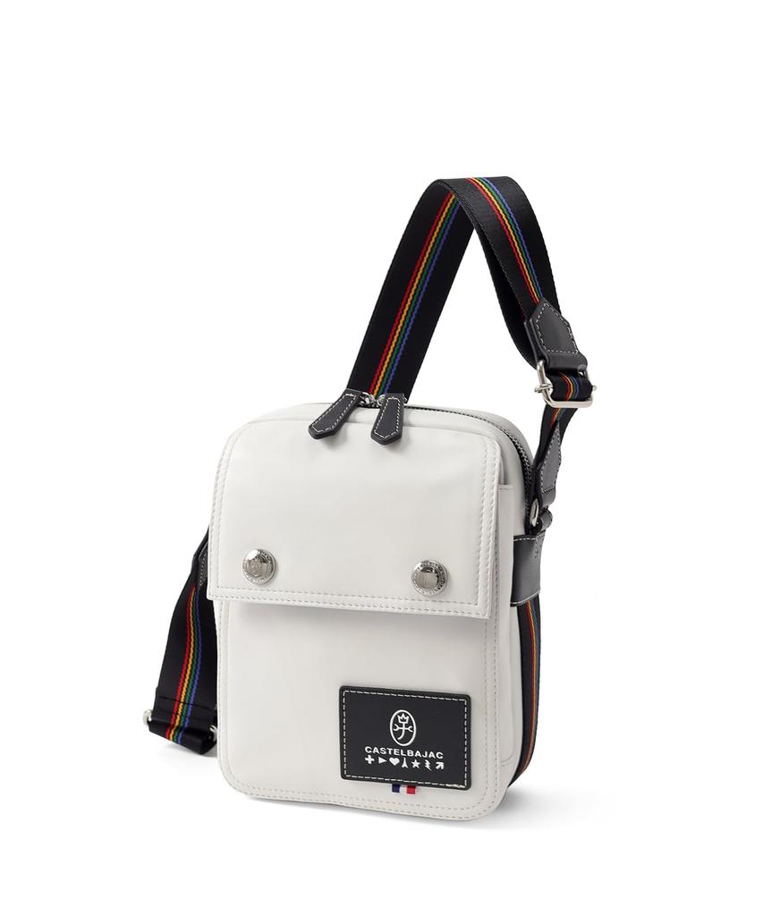 Castelbajac Men's White Shoulder Bag