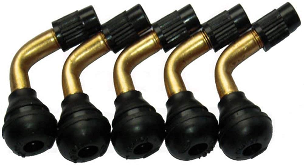 

PULABO Air Valve, Tubeless Valve, L-Shaped, PVR-70, Motorcycle Snap-in Valve, Set of 2, Practical