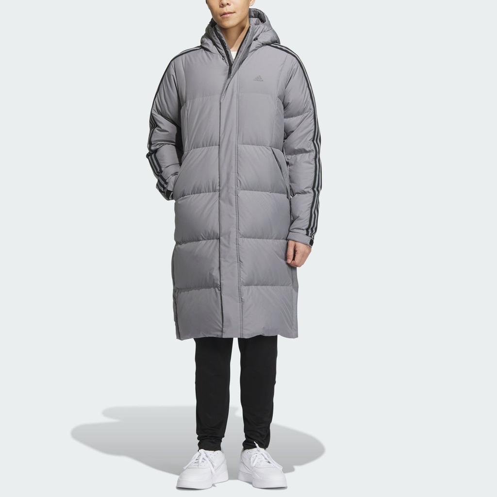 New Adidas Down Jackets Men Gray IT8715