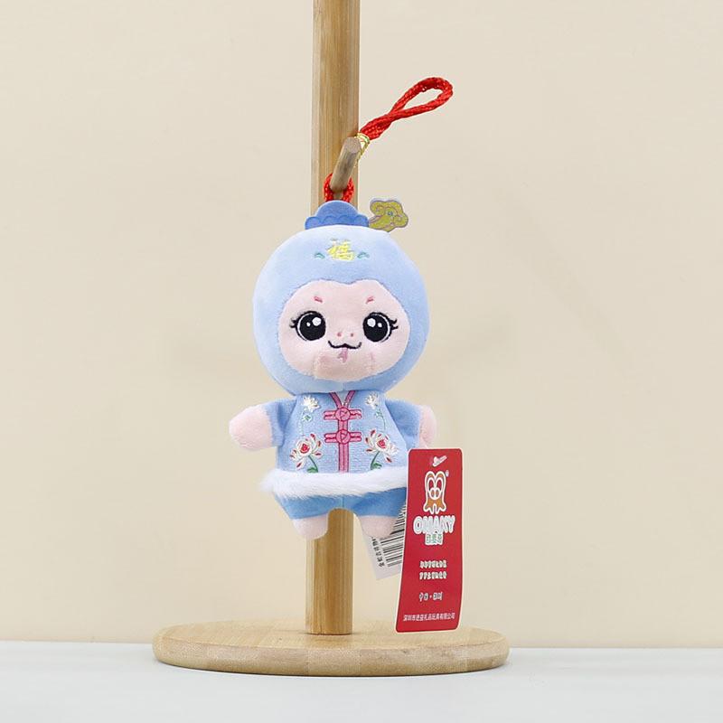 

Уникальная плюшевая фигурка змеи в костюме тан, идеально подходящая для корпоративных мероприятий, подарков и Blue Tang Suit