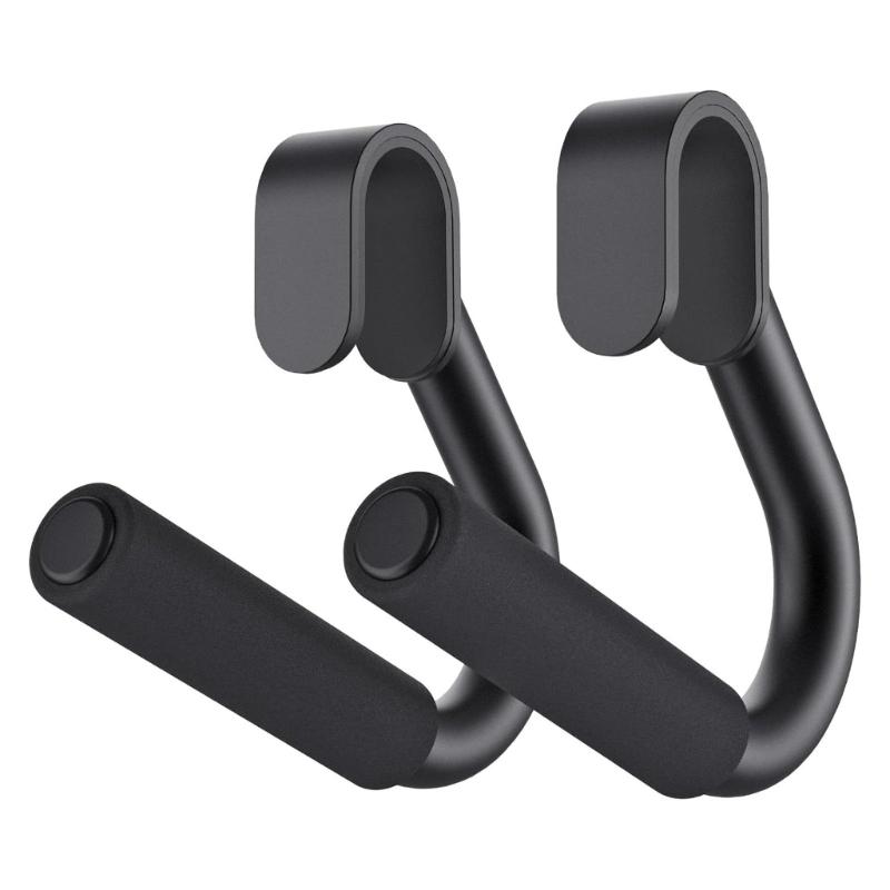 

Durability Carbon Steel Workout Grips for Pull Up Rod and Push Up Exercises Antislip Rubber Enhances Grips Security 1