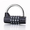 4-Digit Large Horizontal Character Padlock for Gym Lockers and Cabinets
