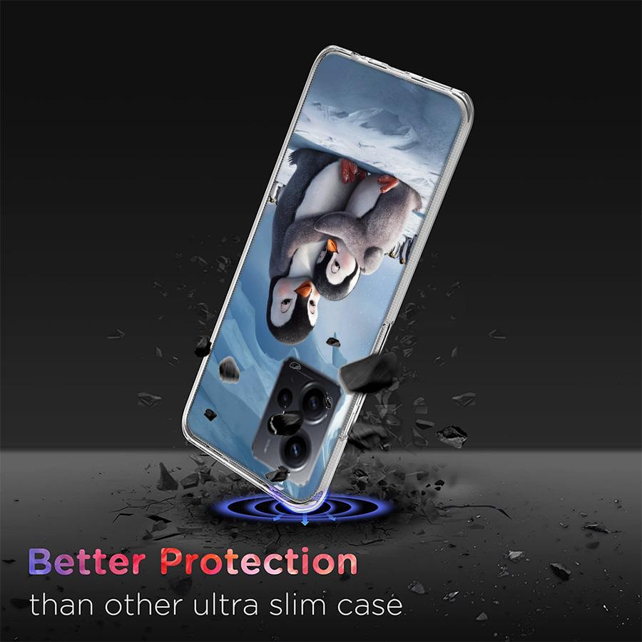 Cute Little Penguin Phone Case For Redmi Note 14 15 Pro 5G 13 12 Pro Plus 11 11T 11E 11S 10 Pro 10S 9 9S Cover Cell Clear TPU Ca