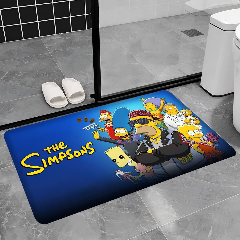 S-Simpson T-Treehouse Of Horror Floor Mat Nordic Style Home Doormat Bathroom-Toilet Mats Bedroom Hotel Decor Mat