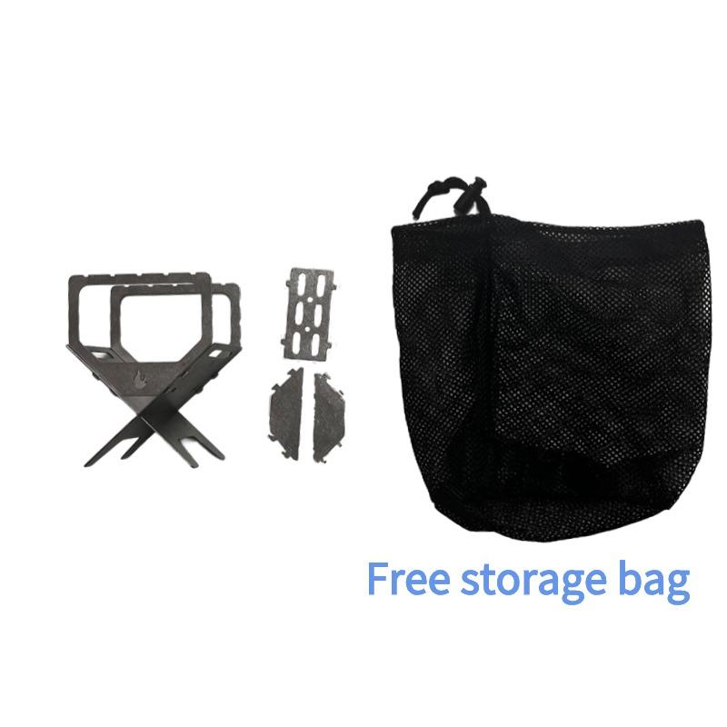 Portable Titanium Alcohol Stove Folding Camping Stove Ultralight Mini Alcohol Burner for Camping Alloy Incense Burner Outdoor