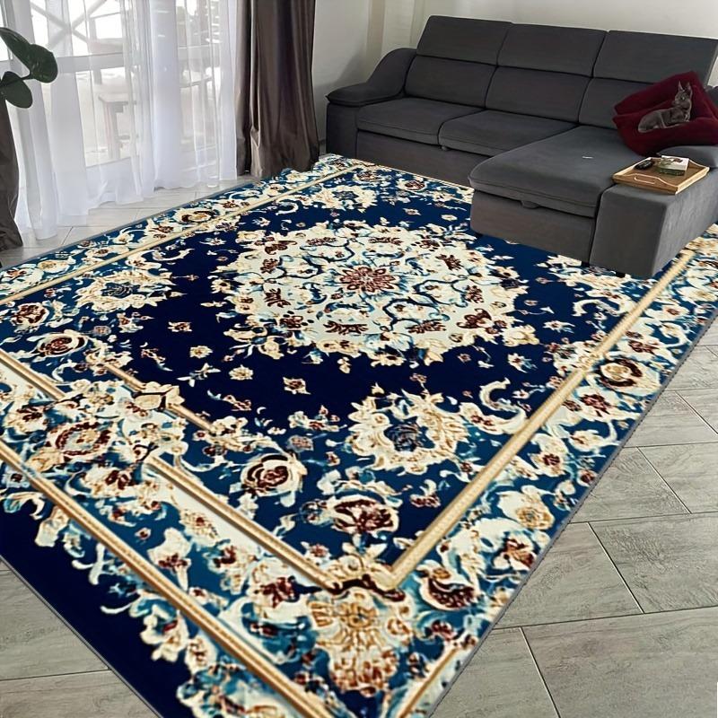 Persischer Luxus Retro Teppich Wohnzimmer Große Größe Rutschfest Kaffeetische Matte Heimdekoration Schlafzimmer Lounge Teppich Tapis Salon