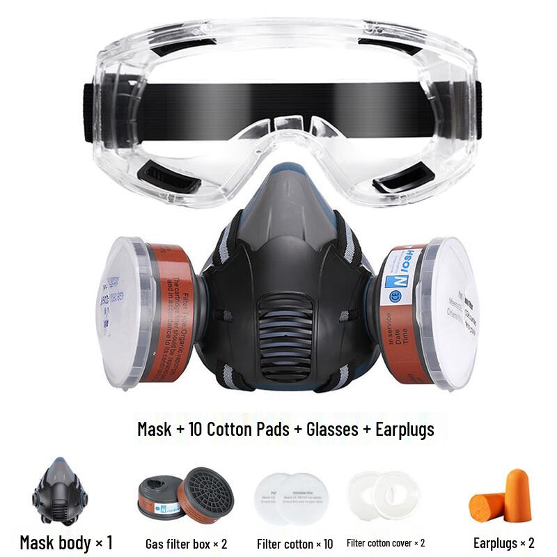 DAXTE Reusable Chemical Gas and Dust Respirator