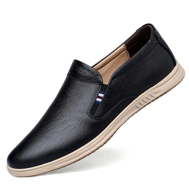 Men s Plus Size Slip-On Loafers: Casual Sock Moccasins for Spring & Autumn 11