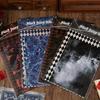10Sheets/Pack Lightweight Paper Material Paper, Black/Red/Blue/Golden Dark Style, For Hand Account Decoration, Halloween Gift Packaging
