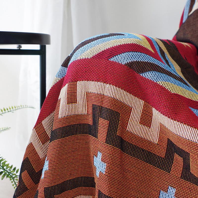 Copridivano Coperta Kilim Linea Geometrica - Coperta da Campeggio Stile INS