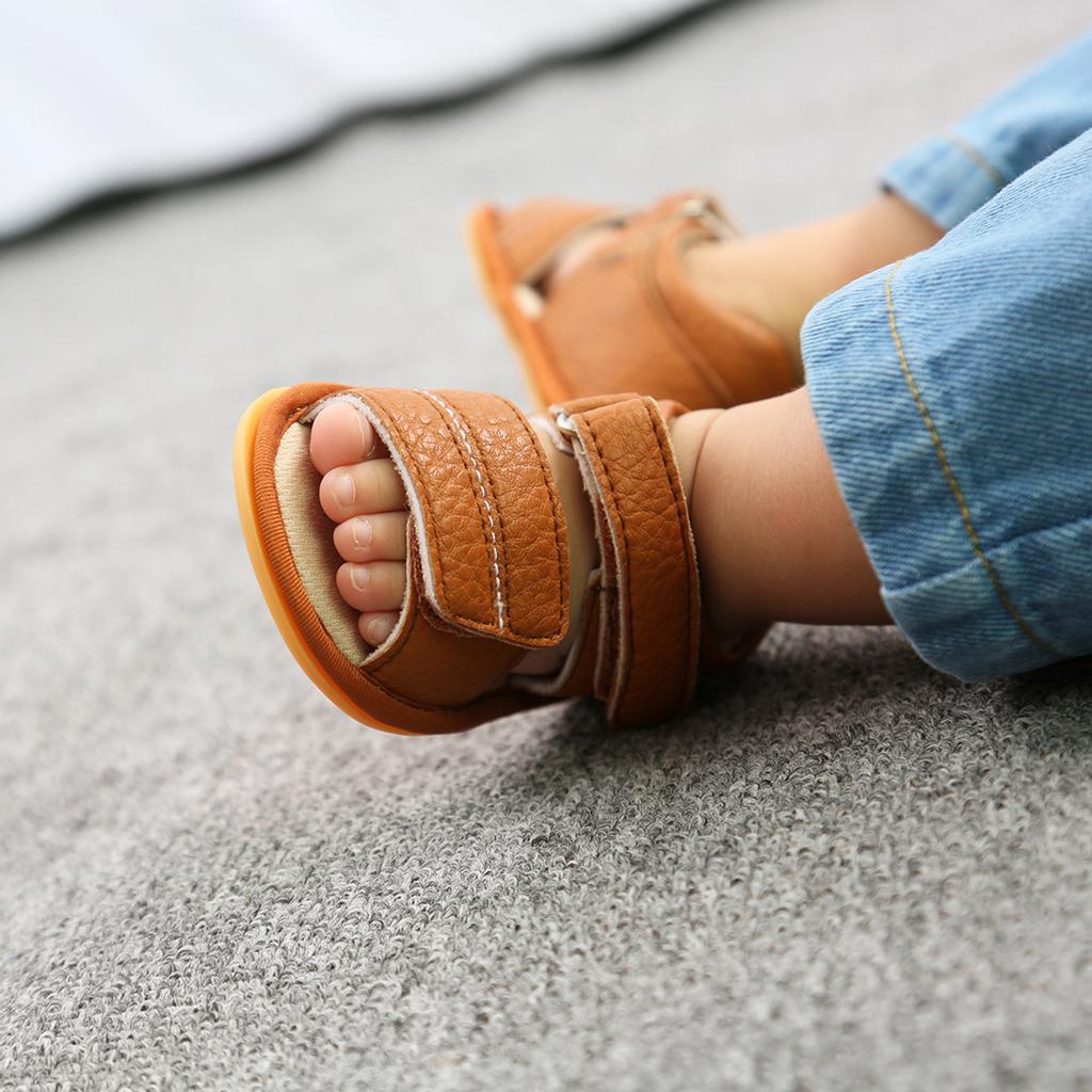 Baby Boys Girls Sandals Soft Non-Slip Rubber Sole Prewalker Flat Walking Shoes