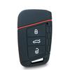 Silikonowe Etui na Kluczyk Samochodowy Do Vw Volkswagen Passat B8 Taos Polo Tiguan Do Skoda Kodiaq Fabia Karoq Octavia Seat Ateca Pokrowiec na Kluczyk