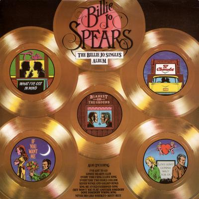 LP Record BILLIE JO SPEARS - The Billie Jo Singles Album UAK30231 United Artists  1979 UK Folk Used