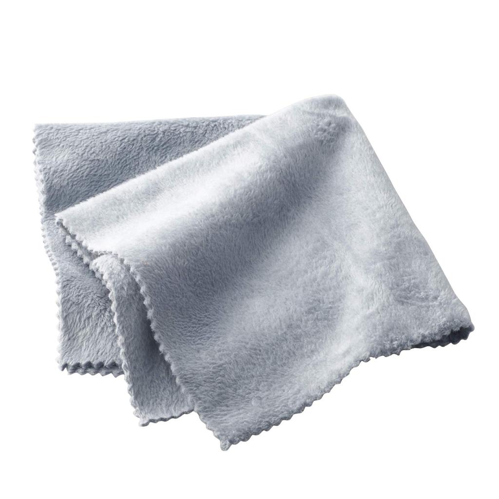 ELECOM Cleaning Large Microfiber Effective against and Made in Gray Cloth, Ultra-Fine Fiber, Size, Cleaner, Water-Based Oil-Based Stains, Powerful,