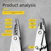 Double Head Adjustable Multi Function Quick Cut Pliers Shears With Ergonomic Grip Suitable For Professional And Home Use
