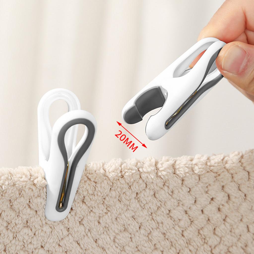 12 buc. cuie de haine Fix Clip pentru organizare de haine cuier de uz casnic pentru șosete prosop Materiale de colectare a hainelor