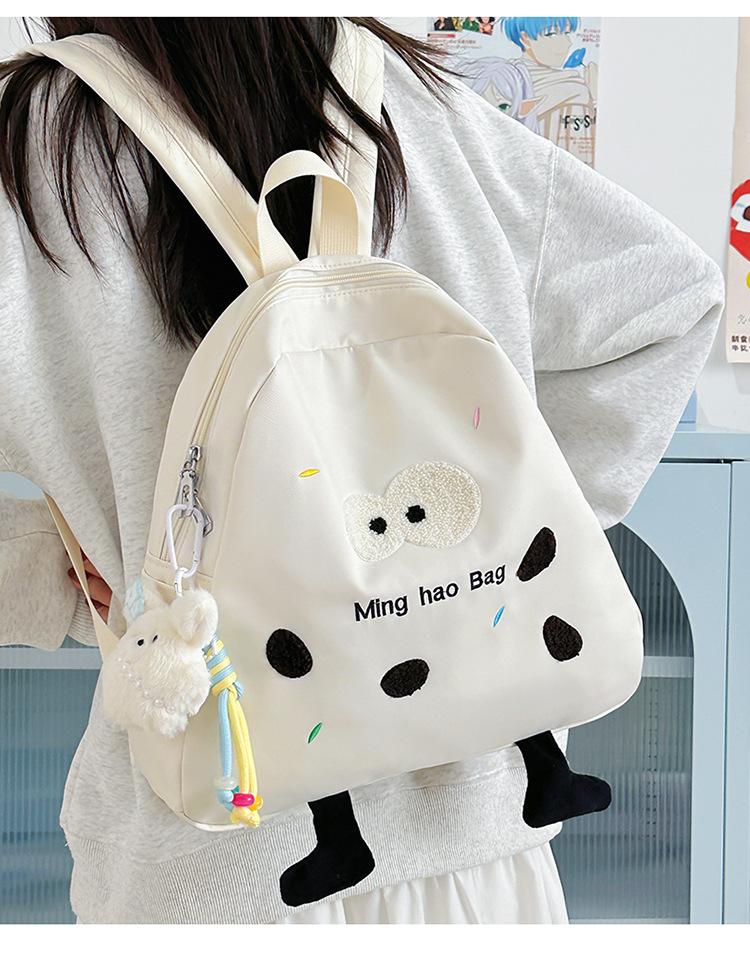 Schoolbag New Student Stationery Bag Simple and Fashionable Mobile Phone Bag Junior High School Primary School Girls Portable Backpack