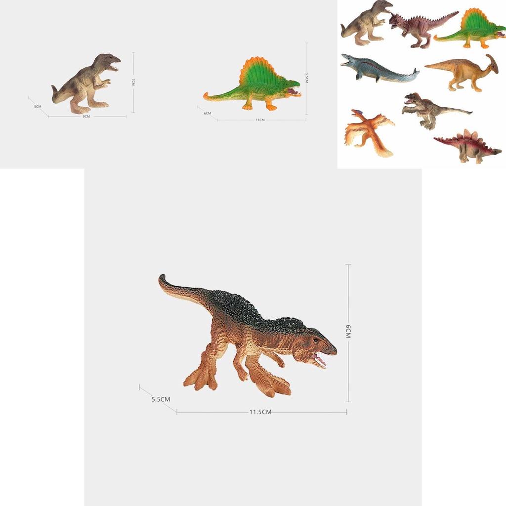Jurassic Dinosaur Figure Model 8pcs Gift For Boys Girls