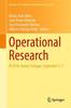 The Operational Research : IO 2018, Aveiro, Portugal, September 5-7 : 278 Book
