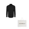 EMPORIO ARMANI Logo Embroidered Buttoned Shirt 8N1C09-1NI9Z-0999