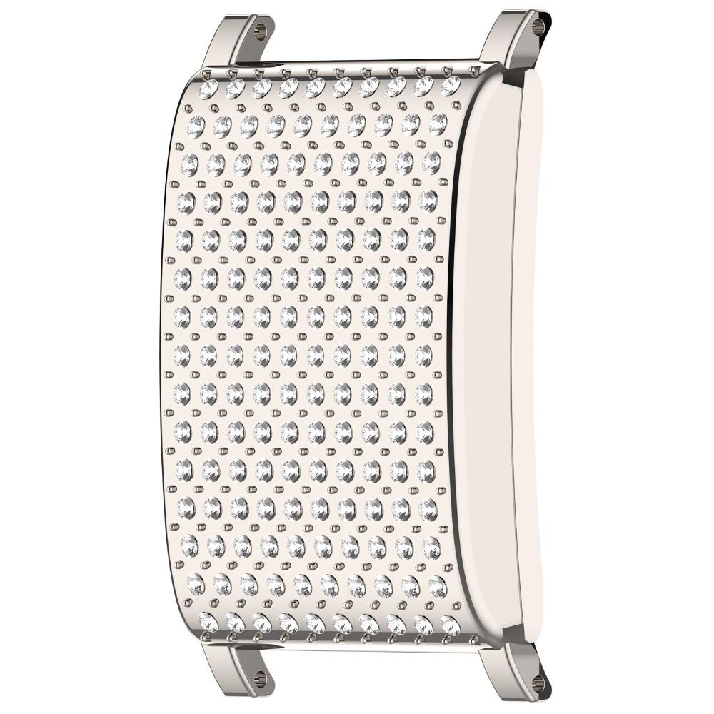 

Replacement Protective Case with Diamonds Watchband Connector for Whoop 4.0 бежевый