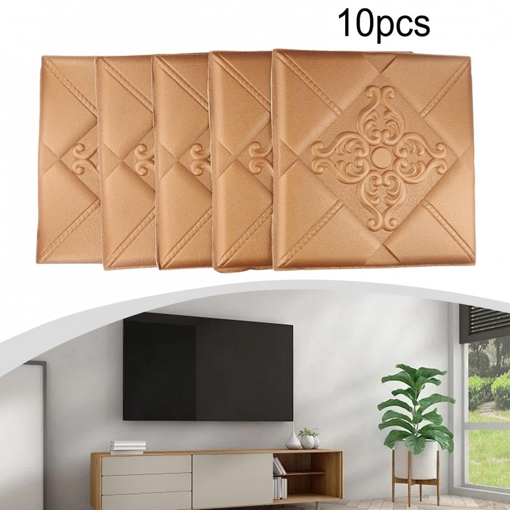 Waterproof 3D Tile Brick Wall Sticker for Bathroom and Kitchen Decor