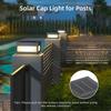 Solar Post Light, Outdoor LED Fence Deck Lamp 3000K Waterproof Patio Gate Driveway Garden Decor (7.9'X7.9')