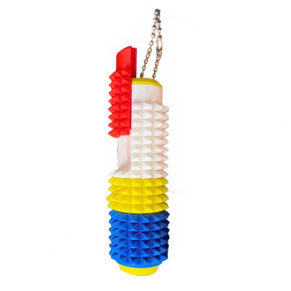 5-in-1 Spiked Roller Toy 3D Printed Spiky Pain Stim Keychain Pocket Mini Sensory Fidget Toy for Anxiety Stress Relief