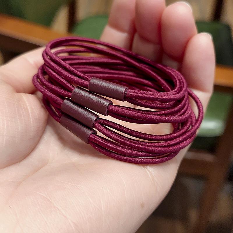 Korean Style Elastic Hair Ties - Basic DIY Handmade Rubber Bands