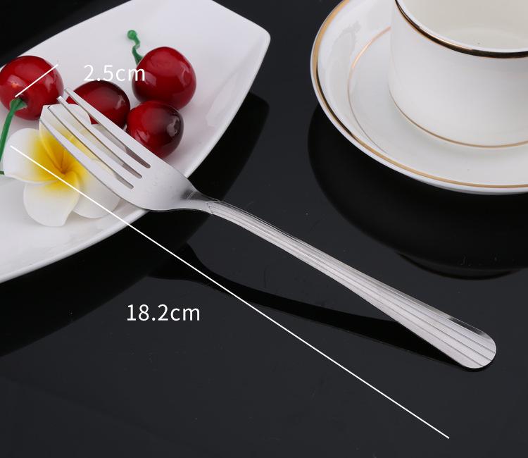 Stainless Steel Kitchen Fork, Spoon, and Knife Set