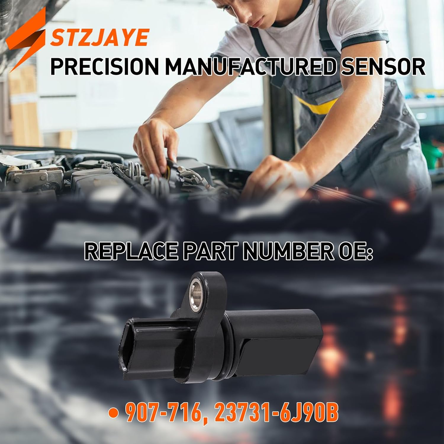 

Camshaft Position Sensor 917-716, 23731-6J90B Cam Shaft Sensors Replacement Compatible with Nissan for Infiniti 3.5L V6 for Altima for Maxima 350Z