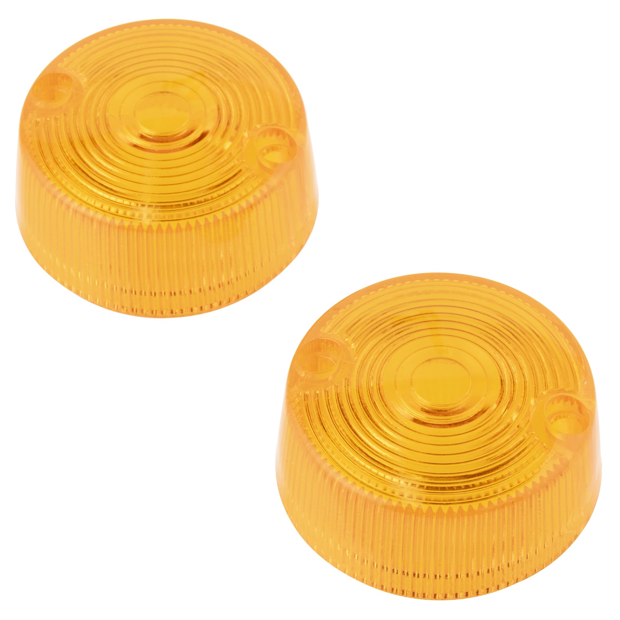 Kijima Turn Signal Lens #650 Amber Set of 2 Round