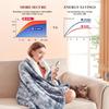 Plush Electric Blanket Winter Warm Blankets 10-Hour Auto Shut Off 6 Heating Levels Fast Warming for Cozy Comfort Two People Bedding Sofa Thin Quilt