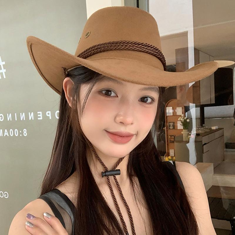 Unique Retro Cowboy Hat For Women With Wide Brim Great For Sun Protection And Summer Adventures